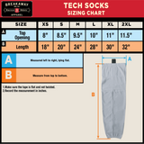 MD Jr Black Bears Sublimated Tech Socks