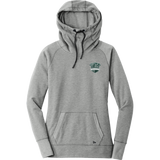 Biggby Barbarians New Era Ladies Tri-Blend Fleece Pullover Hoodie