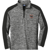 Biggby Bombers Youth PosiCharge Electric Heather Colorblock 1/4-Zip Pullover